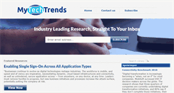 Desktop Screenshot of mytechtrends.com